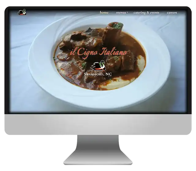 Website for il Cigno Italiano, built by March17 Design